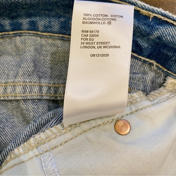 BDG Sz 4 (27) Urban Outfitters Bootcut Release Split Hem Jeans High Rise - Picture 13 of 14